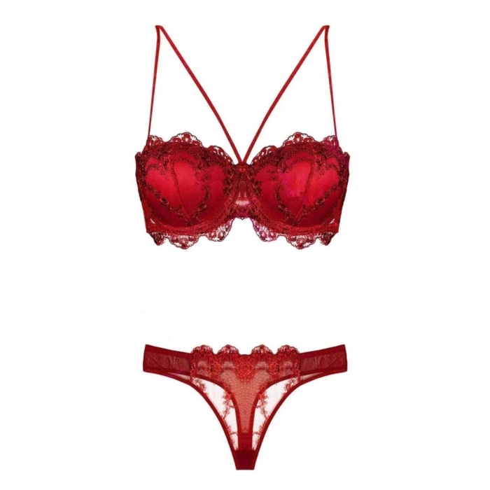 4591 Destekli Dantelli Sütyen Takım
