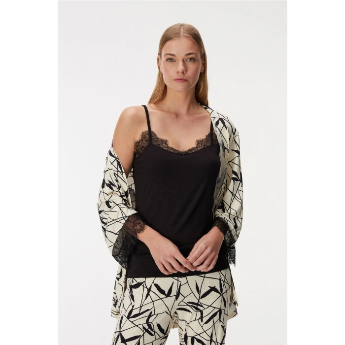 Anıl 11419 Bayan Sabahlık, Atlet Ve Pantolon Takım