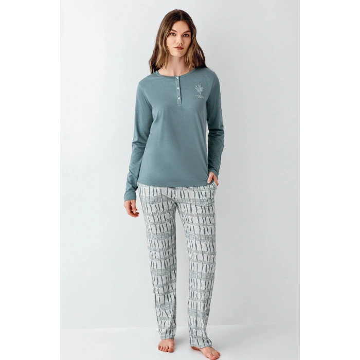 Arnetta 3406-s Kadın Uzun Kol Pijama Takım