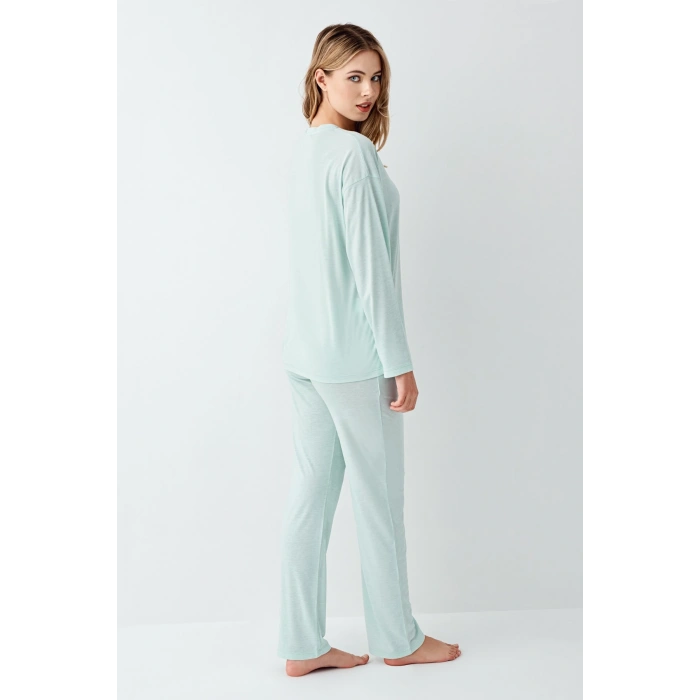 Arnetta 3407-s Kadın Uzun Kol Pijama Takım