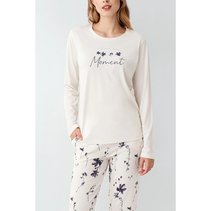 Arnetta 3411-s Kadın Uzun Kol Pijama Takım