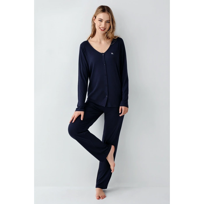 Arnetta 3460-s Kadın Uzun Kol Pijama Takım