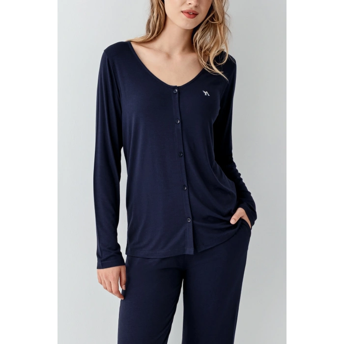 Arnetta 3460-s Kadın Uzun Kol Pijama Takım