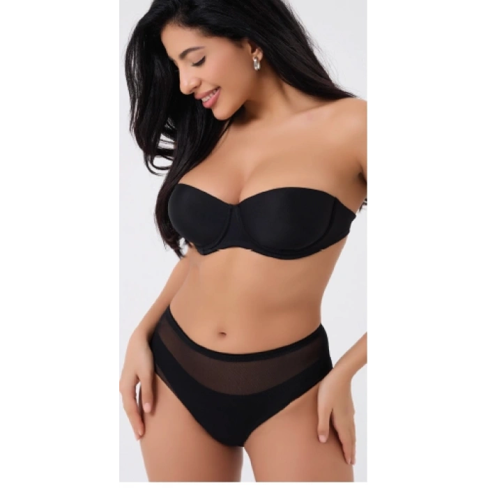 Freshness 0025 Lazer Kesim Tül Yüksek Bel Bato Korse