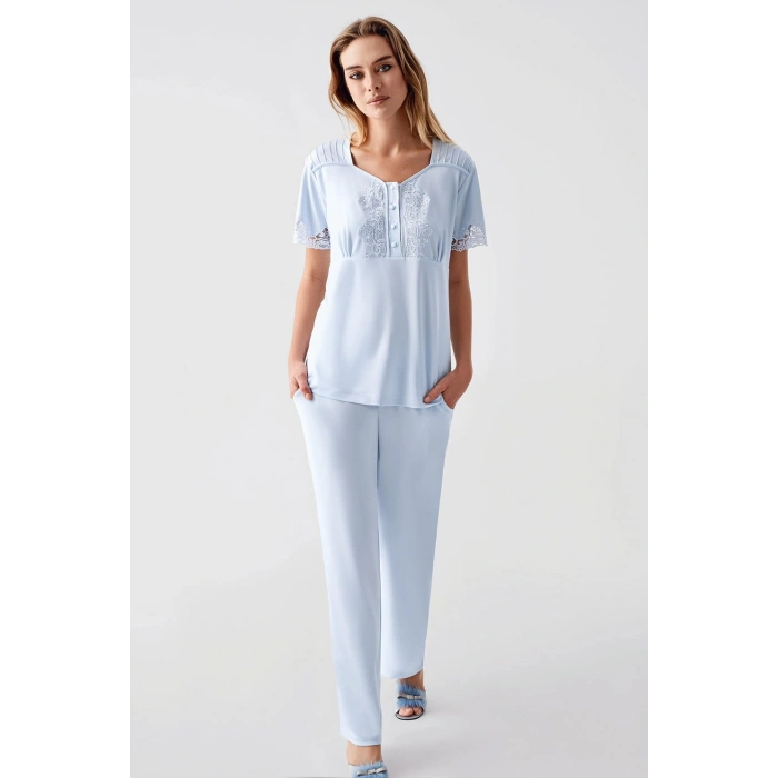 Freshness 322 Kadın Sabahlıklı Pijama Takımı