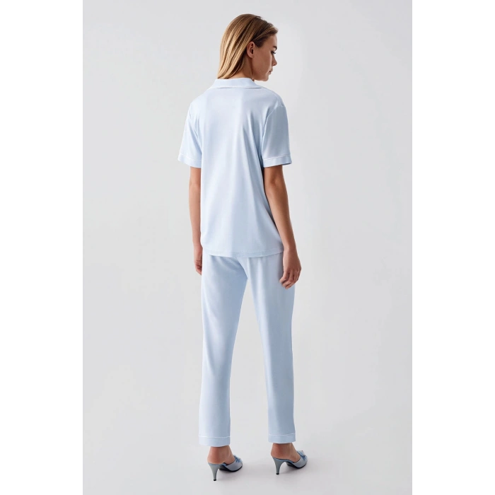 Freshness 324 Kadın 4lü Sabahlıklı Şorlu Pijama Takımı