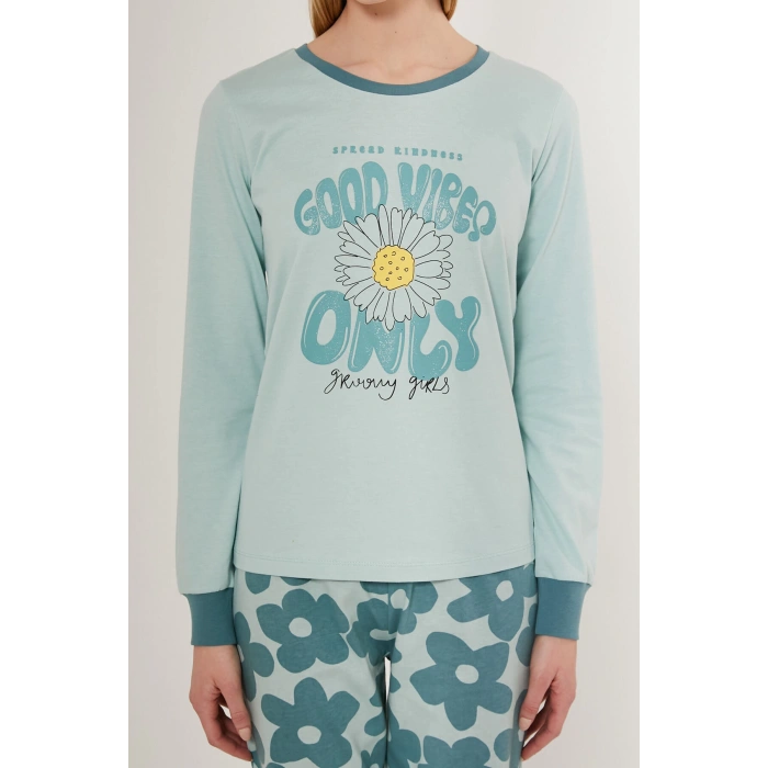 Roly Poly 3247-s Kadın Uzun Kol Pijama Takımı