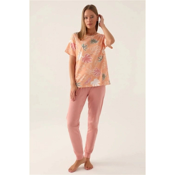 Rolypoly 3386-s Kadın Kısa Kol Pijama Takımı