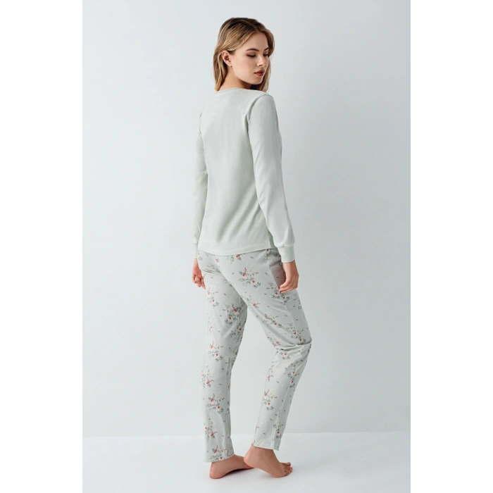 Rolypoly 3703-s Kadın Uzun Kol Pijama Takım