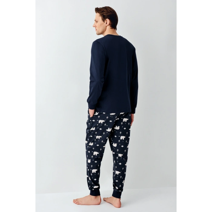 Rolypoly 3718-s Erkek Uzun Kol Pijama Takım