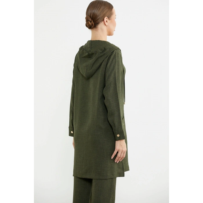 Sementa 76473 Büyük Beden Keten Görünümlü Üçlü Takım