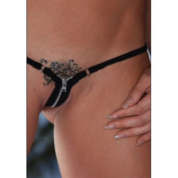 B100934 Fermuarlı Tanga