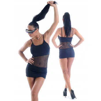 B1961318 Önü File Mini Elbise