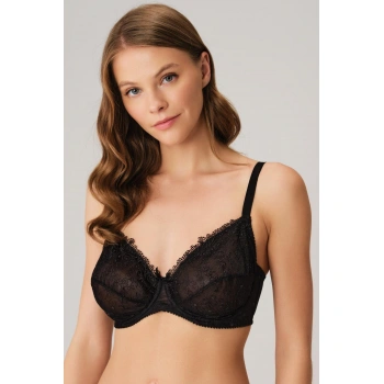 Balenli Desteksiz Dolgusuz Toparlayıcı Dantelli Küçültücü Sütyen