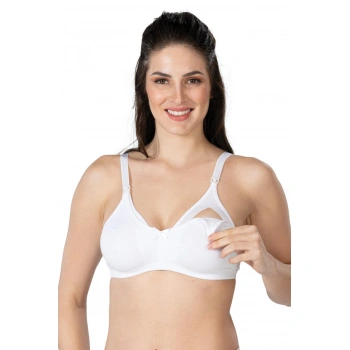 Beyaz Mı Emay 1421 Modal Cotton Emzirme Sütyen