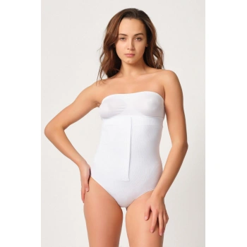 Beyaz Mı Emay 2088 Önden Agraflı Slip Korse
