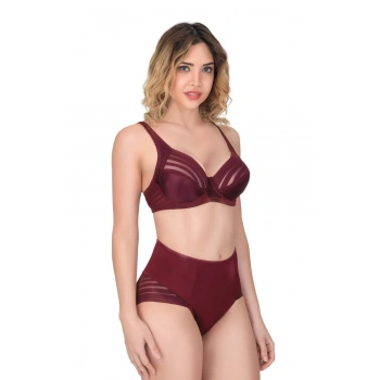 Bordo Mı Emay 177 C Toparlayıcı Sütyen Takım