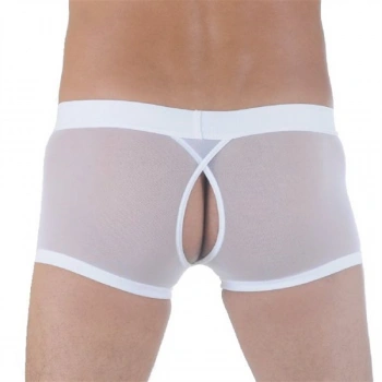 Br291122 Transparan Arkası Açık Mini Boxer