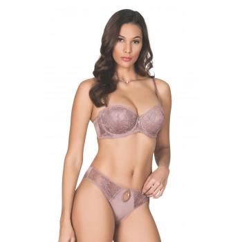 Brode Kaplı Slikonlu Sütyen Takım Kadın 5105