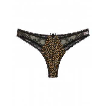 Büyük Beden Leopar Desenli Fantazi G String Bato Külot