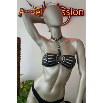 Deri Sütyen Fantazi Giyim - Brf224_kopya(1)