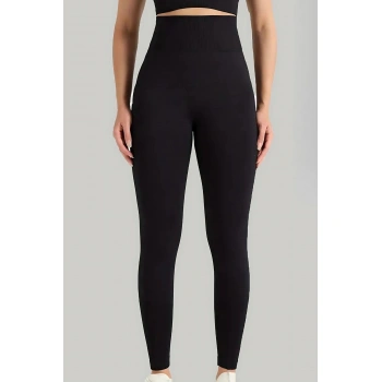 Dikişsiz Düz Tayt Kadın 4451