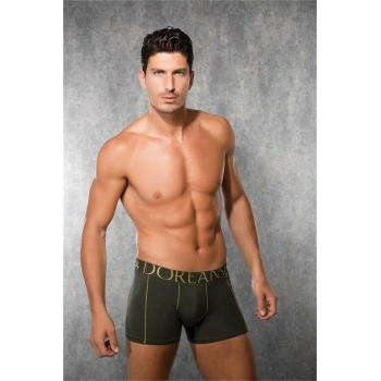 Doreanse Koyu Yeşil Boxer Erkek  Yazılı 1766