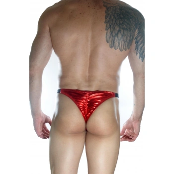 Erkek  Arkası Büzgülü Kırmızı Brazillian Slip