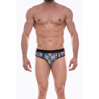 Erkek  Desenli Jockstrap Çamaşır