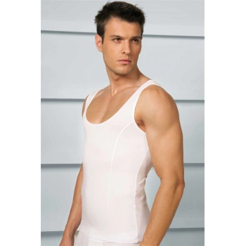 Erkek Modal İnce Askılı Geniş Yaka Atlet