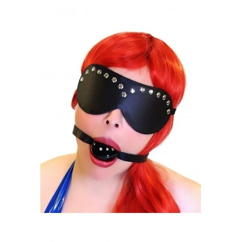 Fantezi Göz Bandı Ve Ağız Topu