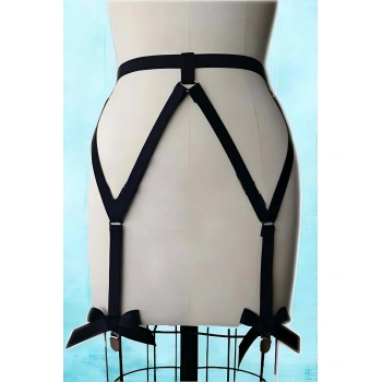 Fiyonklu Seksi Jartiyer Harness - Brf68