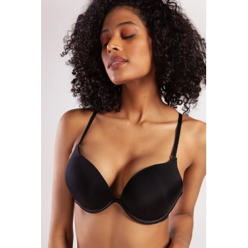 Garland Heavy Push Up Bra, Siyah Konforlu Ve Şık Sütyen