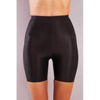 Girdle  Hight Waist Micro Short Corset, Siyah Toparlayıcı Normal Bel  Korse