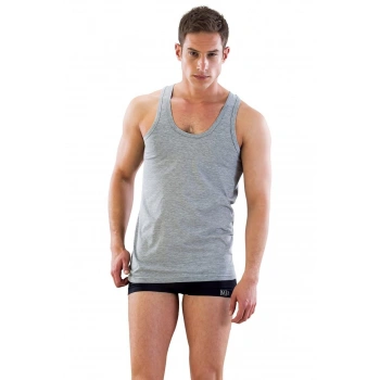 Gri Mı Emay 12210-r U Yaka Askılı Erkek Atlet Renkli