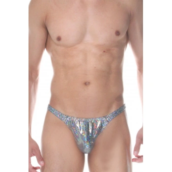 Gümüş Simli Erkek  Tangası