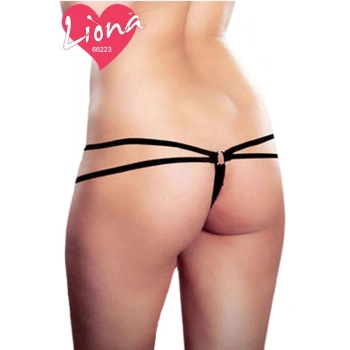 İpli Büyük Beden Tanga