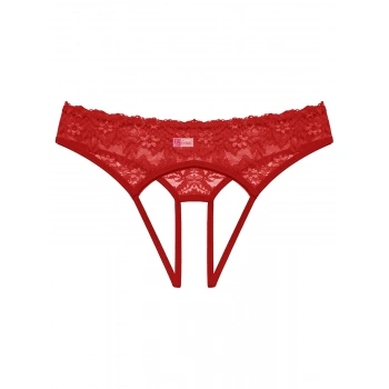Kadın Kırmızı Dantelli Fantazi Külot