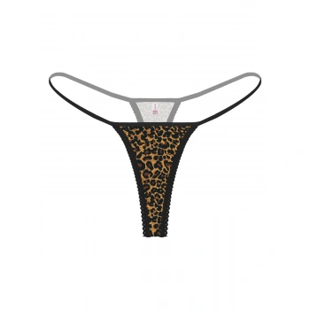 Leopar Desenli Kadın Fantezi String