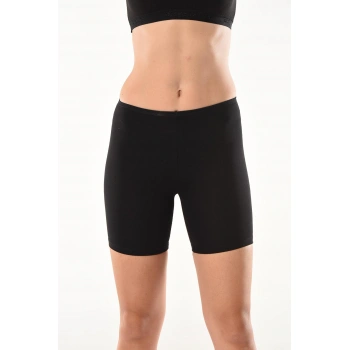 Likralı Kısa Kadın Şort Tayt 494