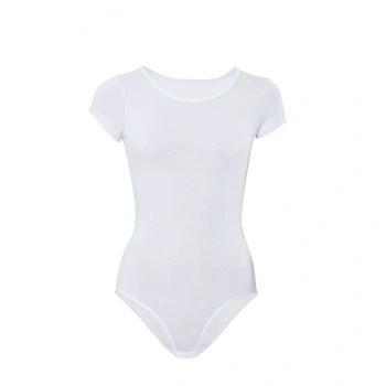 Likralı Kısa Kol Body 4057