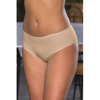Pamuklu Yüksek Bel Slip Külot Ten (brf2966)