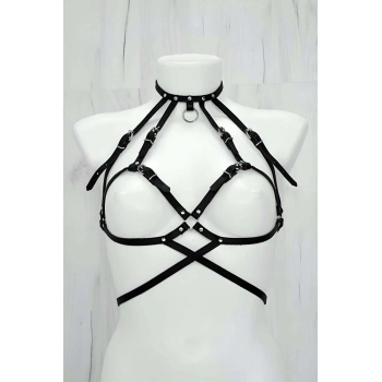 Seksi Giyim Deri Harness - Brf330