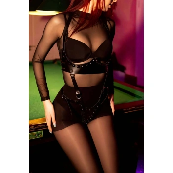 Şık Ve Sıradışı Deri İç Giyim, Deri Clubwear - Brf1055