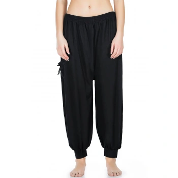 Siyah Manşetli Şalvar 0527-syh