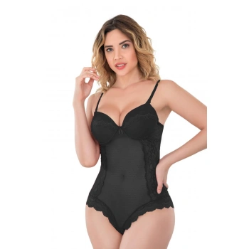 Siyah Mı Emay 176 Dantelli Body