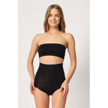 Siyah Mı Emay 2920 Yüksek Bel Karın Desteklı Slip Lazer Korse
