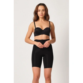 Siyah Mı Emay 2927 Bel Dekolteli Balenli Paçalı Lazer Korse