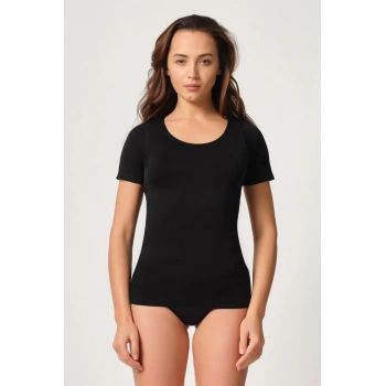 Siyah Mı Emay 5004 Soft Yarım Kollu Atlet