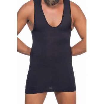 Siyah Mı Emay E1003 V Yaka Erkek Korse Atlet